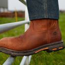Ariat Men's WorkHog Wide Square Toe Steel Toe Work Boot (Toast) additional 6
