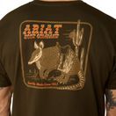 Ariat Mens Ariat Armadillo on a Half Shell T-Shirt (Dark Olive) additional 3