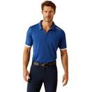 Ariat Mens Bandera 1/4 Zip Polo (Sodalite Bluet) additional 1