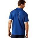 Ariat Mens Bandera 1/4 Zip Polo (Sodalite Bluet) additional 3