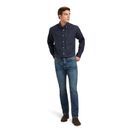 Ariat Mens Clement Shirt (Navy Plaid) additional 3