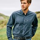 Ariat Mens Clement Shirt (Navy Plaid) additional 6