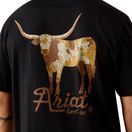Ariat Mens Cowmooflage Short Sleeve T Shirt (Black) additional 4