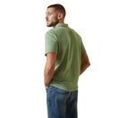 Ariat Mens Medal Button Polo (Basil) additional 2
