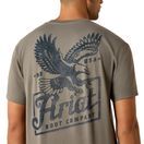 Ariat Mens Paintriot Short Sleeve T Shirt (Smoked Pearl) additional 5