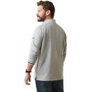 Ariat Mens Portola 1/2 Zip Sweatshirt (Heather Grey) additional 3
