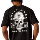 Ariat Mens Rebar Cotton Strong Hardhead T-Shirt (Black) additional 3