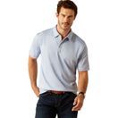 Ariat Mens Shaldon Polo (Chambray Blue Heather) additional 1