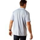 Ariat Mens Shaldon Polo (Chambray Blue Heather) additional 4