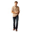 Ariat Mens Shaldon Polo (Silken Brown Heather) additional 3