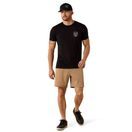 Ariat Mens Strip Patriotic Badge T Shirt (Black) additional 3