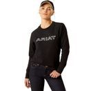*OUTLET* Ariat Womens Benicia T Sweatshirt (Black) additional 1