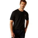Ariat Mens Vertical Logo T-Shirt (Black/Ebony Black) additional 1