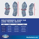 Weatherbeeta 1200D Wide Tab Long Travel Boots (Dark Blue/Grey/White) additional 5