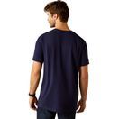 Ariat Mens Vertical Logo T-Shirt (Classic Blue/White) additional 2