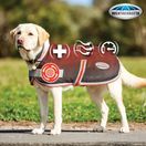 Weatherbeeta Comfitec 1200d Therapy-Tec Dog Coat (Black/Silver/Red) additional 5