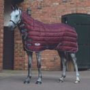 Weatherbeeta Comfitec 210D Channel Quilt Stable Rug Combo Neck 250g Medium (Maroon/Grey/White) additional 1