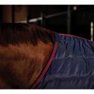 Weatherbeeta Comfitec 210d Channel Quilt Stable Standard Neck 100g (Navy/Burgundy) additional 3