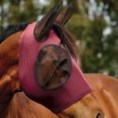Weatherbeeta ComFiTec Deluxe Stretch Fly Mask With Ears (Burgundy/Black) additional 3