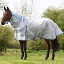 Weatherbeeta Comfitec Hexi Shield Combo Neck (Silver/Teal Blue) additional 1