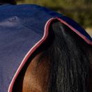 Weatherbeeta Essential Fleece Lined Quarter Sheet (Navy/Burgundy) additional 2