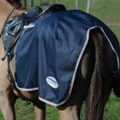 Weatherbeeta Essential Fleece Lined Quarter Sheet (Navy/Silver/Red) additional 1