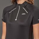 Weatherbeeta Ladies Victoria Premium Short Sleeve Top (Black) additional 3