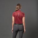 Weatherbeeta Ladies Victoria Premium Short Sleeve Top (Maroon) additional 5