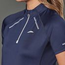 Weatherbeeta Ladies Victoria Premium Short Sleeve Top (Navy) additional 3