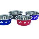 Weatherbeeta Non-Slip Stainless Steel Silicone Bone Pet Bowl (Dark Purple) additional 3