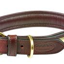 Weatherbeeta Padded Leather Dog Collar (Brown) additional 1