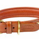 Weatherbeeta Padded Leather Dog Collar (Tan) additional 1