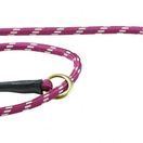 Weatherbeeta Rope Leather Slip Dog Lead (Burgundy/Brown) additional 1