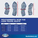 Weatherbeeta Wide Tab Long Travel Boots (Navy/Red/White) additional 3
