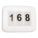 Woof Wear 3 Digit Bridle Number Holder (White) additional 1