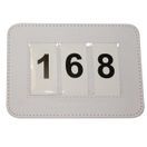 Woof Wear 3 Digit Dressage Saddle Pad Number Holder (White) additional 1
