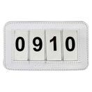Woof Wear 4 Digit Dressage Saddle Pad Number Holder (White) additional 1