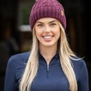 Woof Wear Cable Beanie (Plum) additional 2