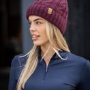 Woof Wear Cable Beanie (Plum) additional 3