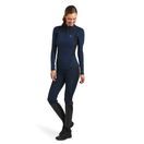 Ariat Women's Ascent 1/4 Zip Long Sleeve Baselayer (Navy) additional 2