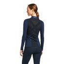 Ariat Women's Ascent 1/4 Zip Long Sleeve Baselayer (Navy) additional 5