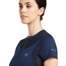 Ariat Women's Ascent Crew Short Sleeve Baselayer (Navy) additional 4