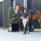Woof Wear Herringbone Close Contact Saddle Pad (Navy) additional 3