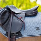 Woof Wear Herringbone Close Contact Saddle Pad (Steel Blue) additional 3