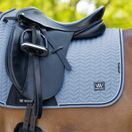 Woof Wear Herringbone Dressage Saddle Pad (Steel Blue) additional 3