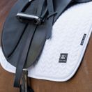 Woof Wear Herringbone Dressage Saddle Pad (White) additional 4