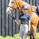 Woof Wear Ladies Short Sleeve Tech Riding Shirt (Navy) additional 2