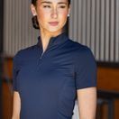 Woof Wear Ladies Short Sleeve Tech Riding Shirt (Navy) additional 3