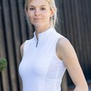 Woof Wear Ladies Sleeveless Tech Riding Shirt (White) additional 2