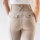 Woof Wear Ladies Vision Riding Tights - Full Seat (Stone) additional 4